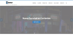 Desktop Screenshot of komsa.com.ar